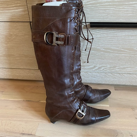 Dior Leather Flight Boots - Picture 7 of 11